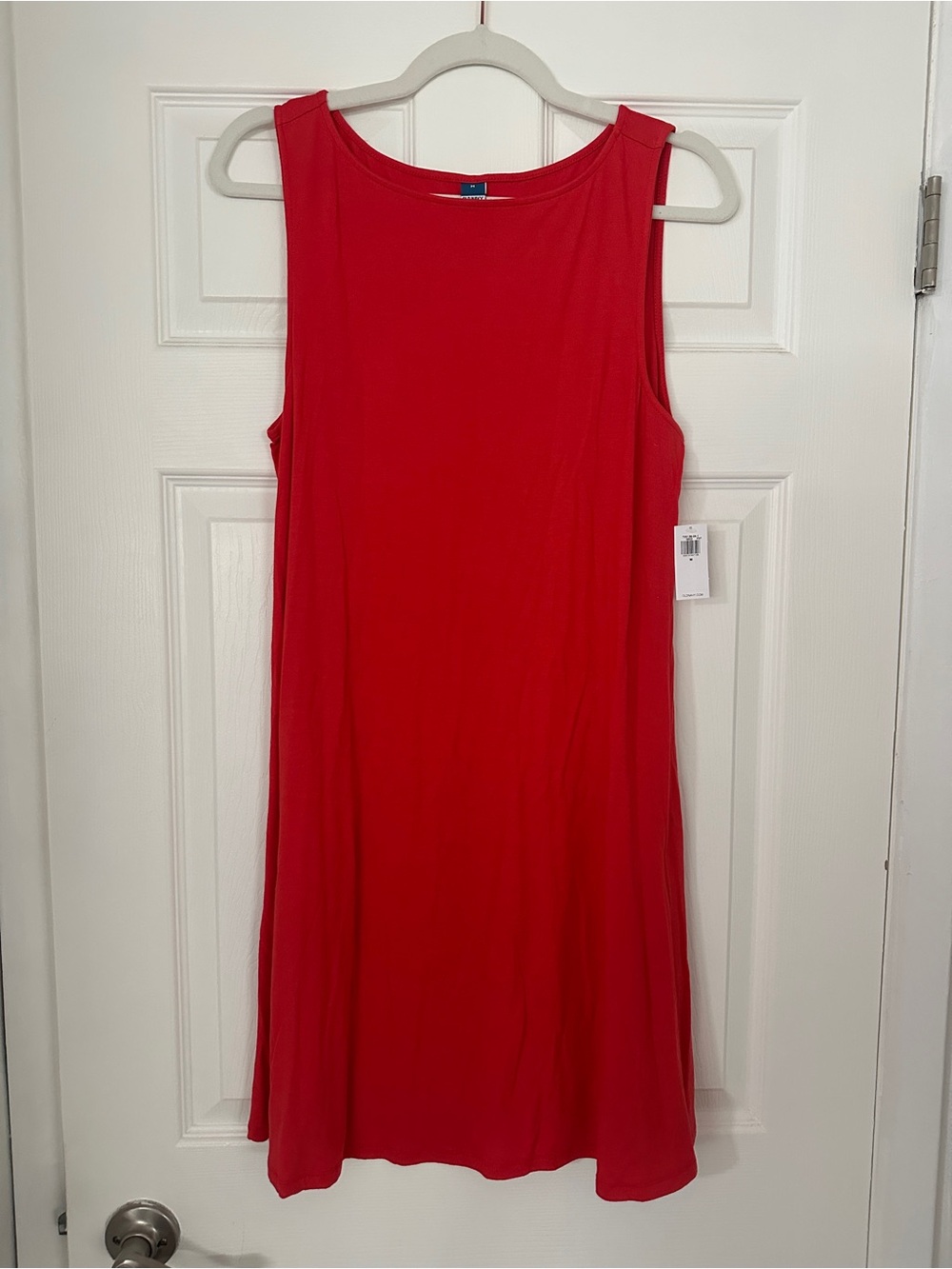 NWT Old Navy Women's Sleeveless Red Shift Dress
